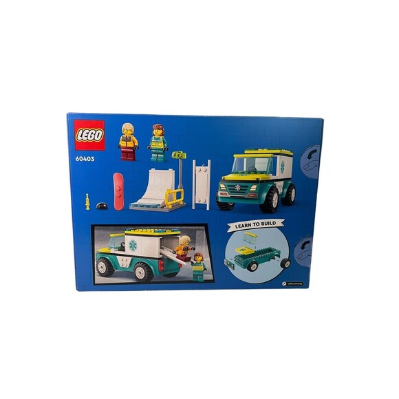 LEGO CITY Emergency Ambulance and Snowboarder (60403) New - Picture 3 of 7